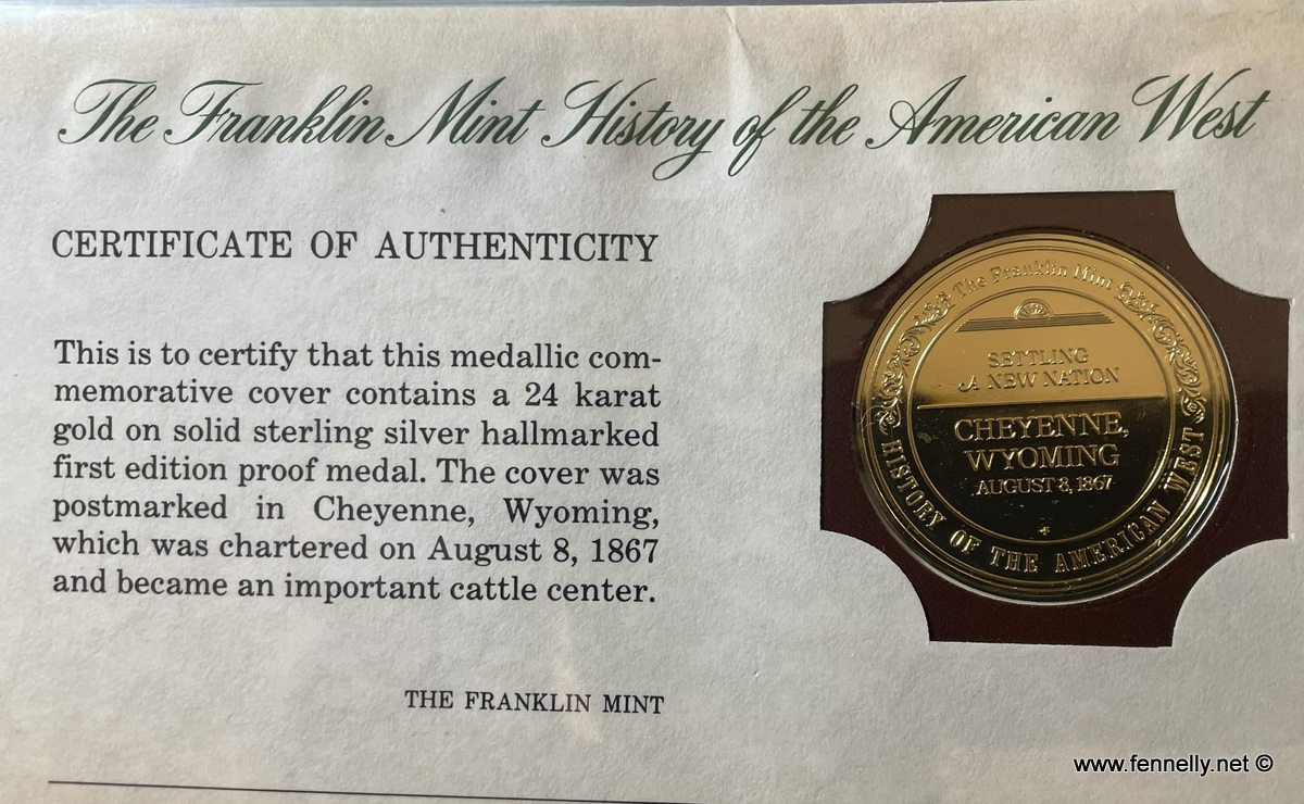 919 Sold 'History of the American West' Complete Franklin Coin Set - Image 9