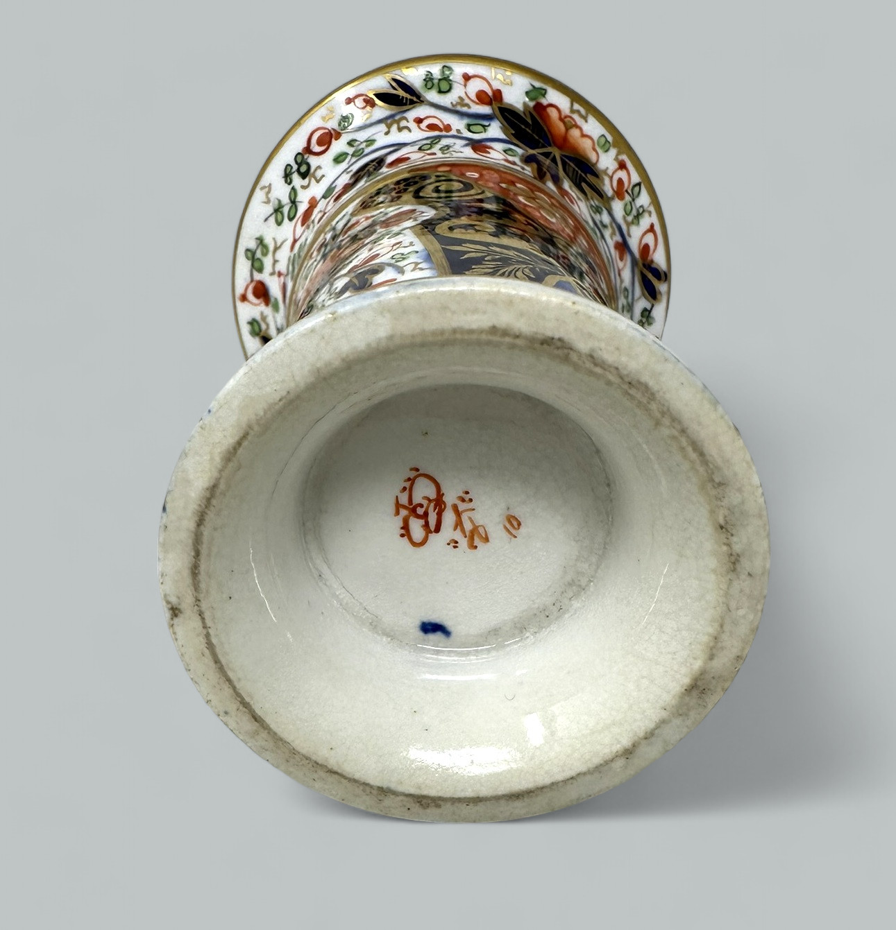 396 Sold Antique Regency English Crown Derby Pair Vases Centerpieces 1815 Imari Pattern - Image 6