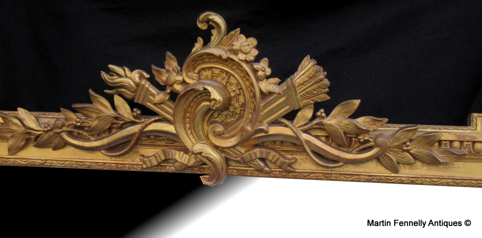 515 Sold Antique Large French Mirror - Excellent Quality - Circa 1880 - Image 2