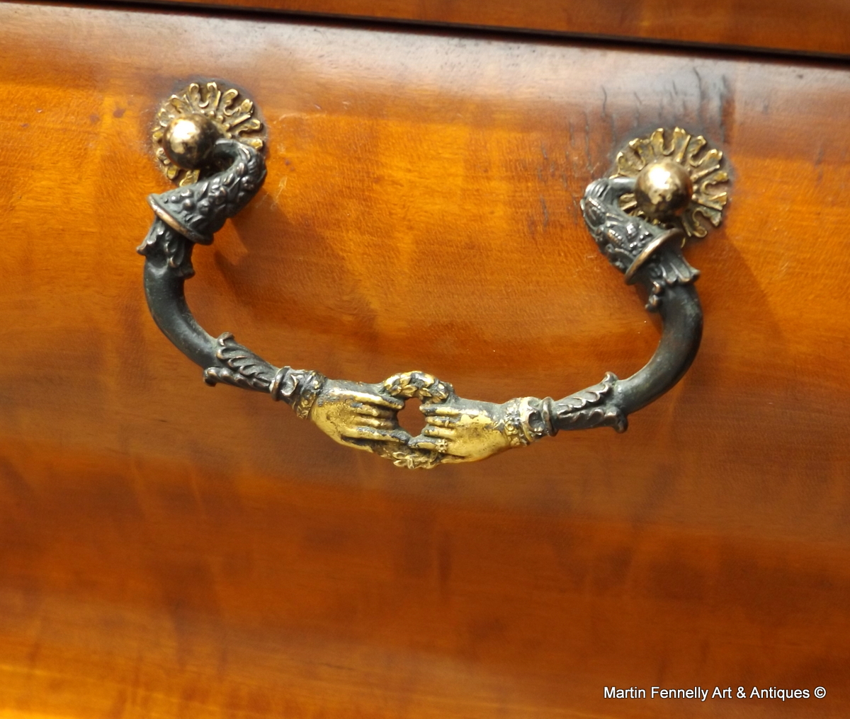 161 Sold Large French Casket in Light Mahogany - Circa 1890 - Image 3