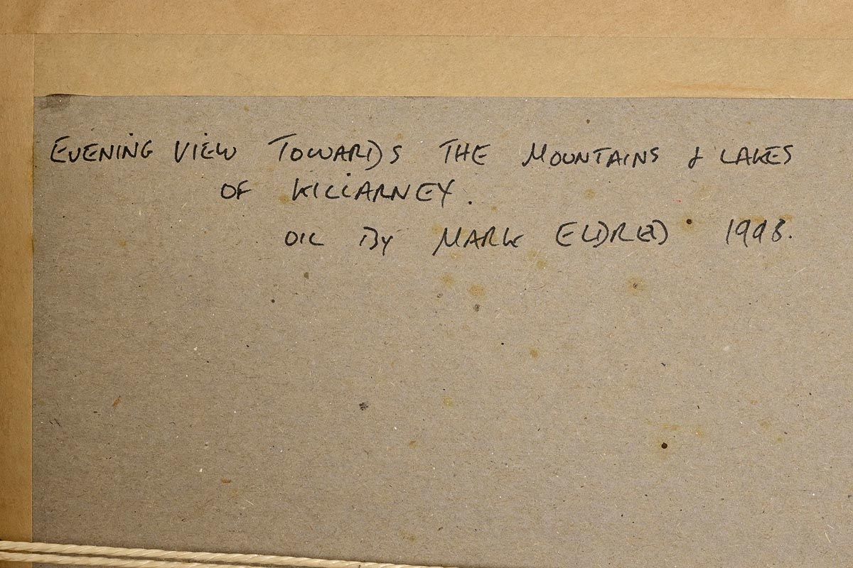 534 Mark Eldred (b1964) - Evening View Killarney - Oil on Card - Image 5