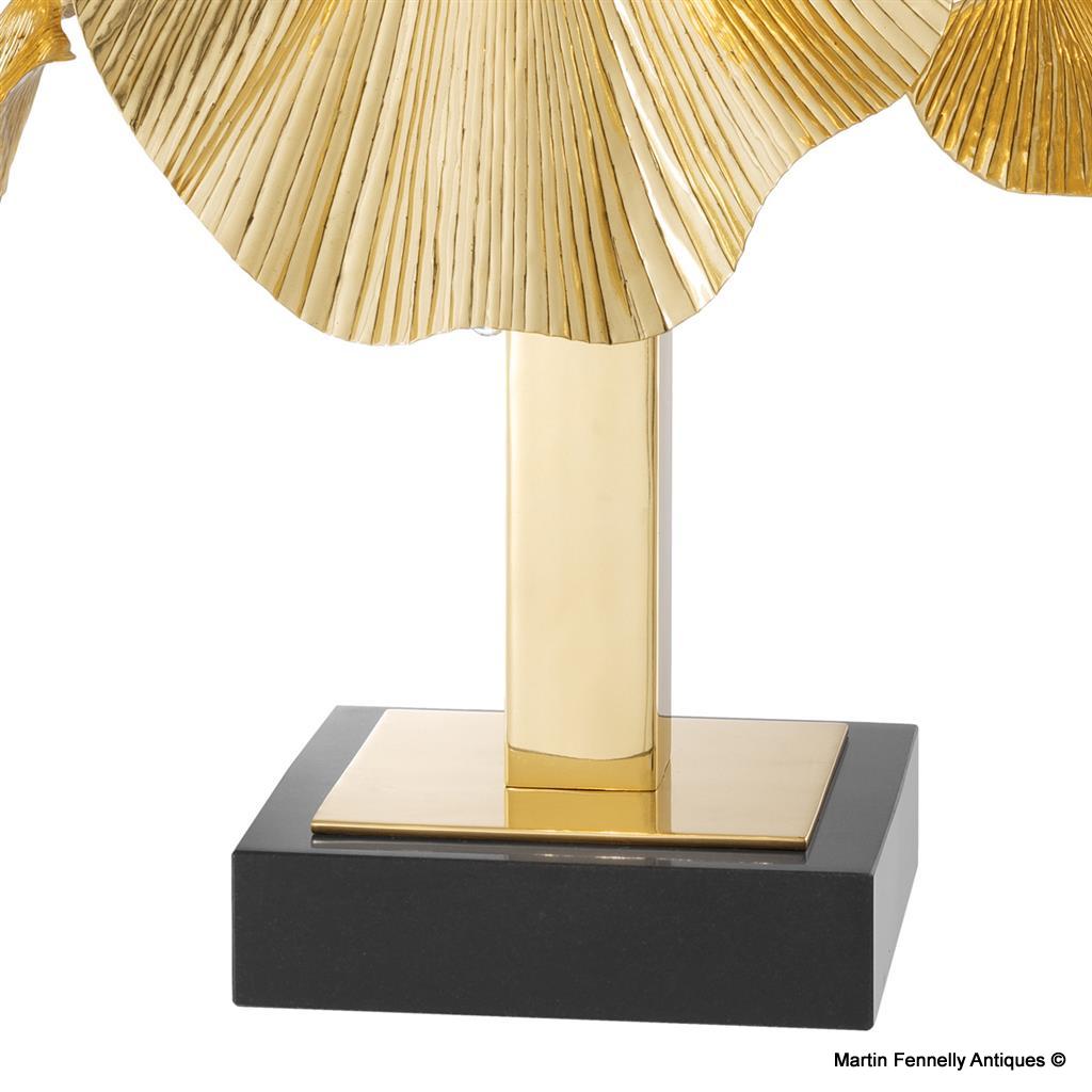 M105 Sold Spectacular Pair of Modern Design - Gingko Tree Lamps - Image 6