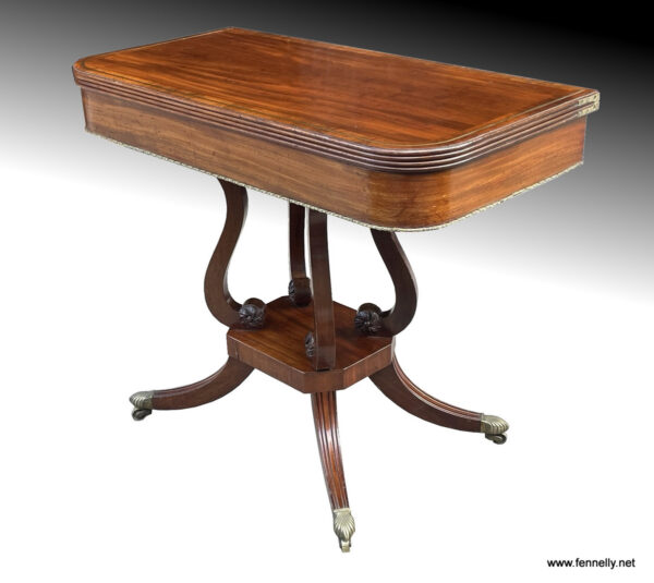 696 Sold Mahogany Tea Table - English - Circa 1820