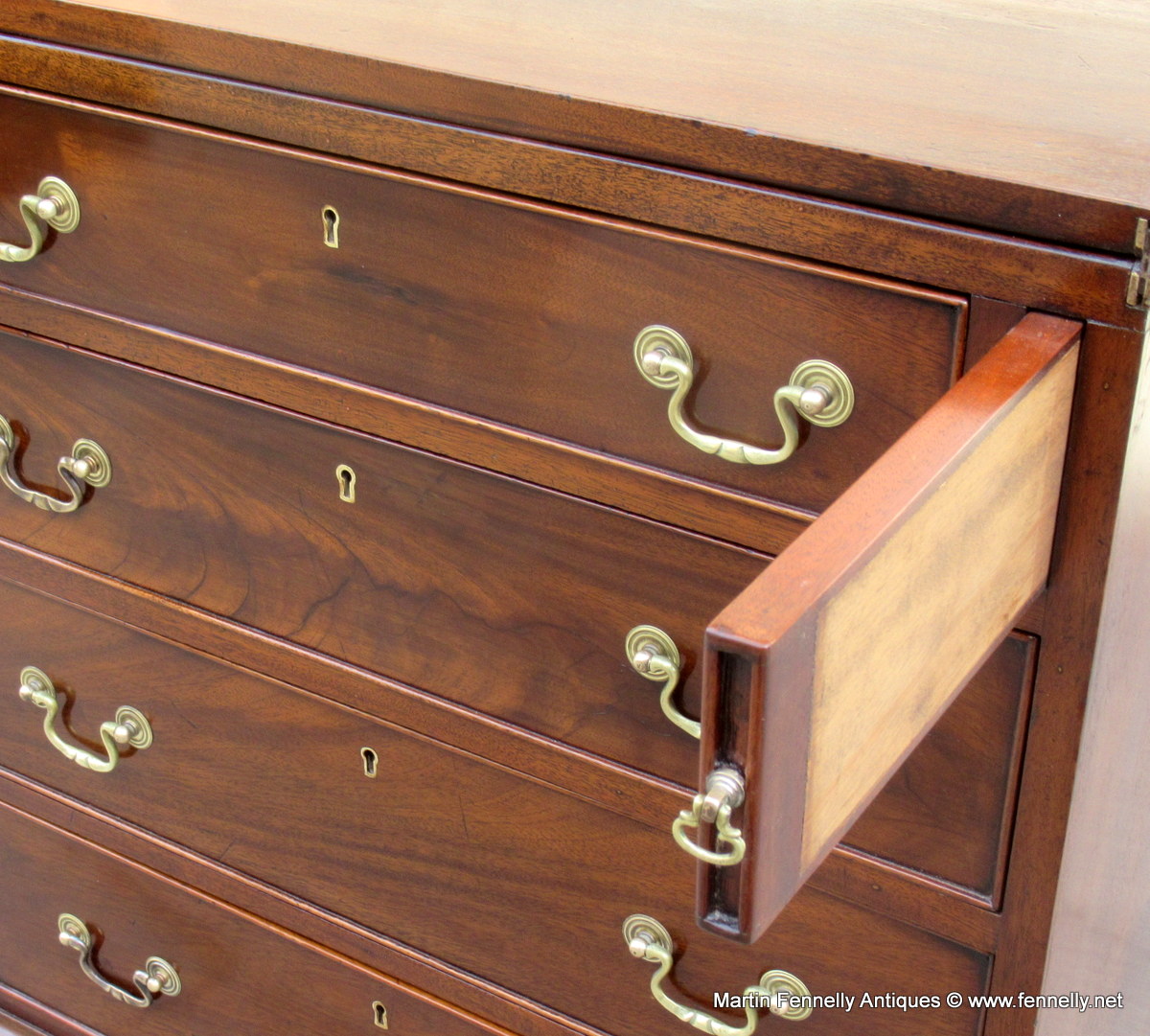 810 Sold Mahogany Batchelors Chest Circa 1880 - English - Image 6