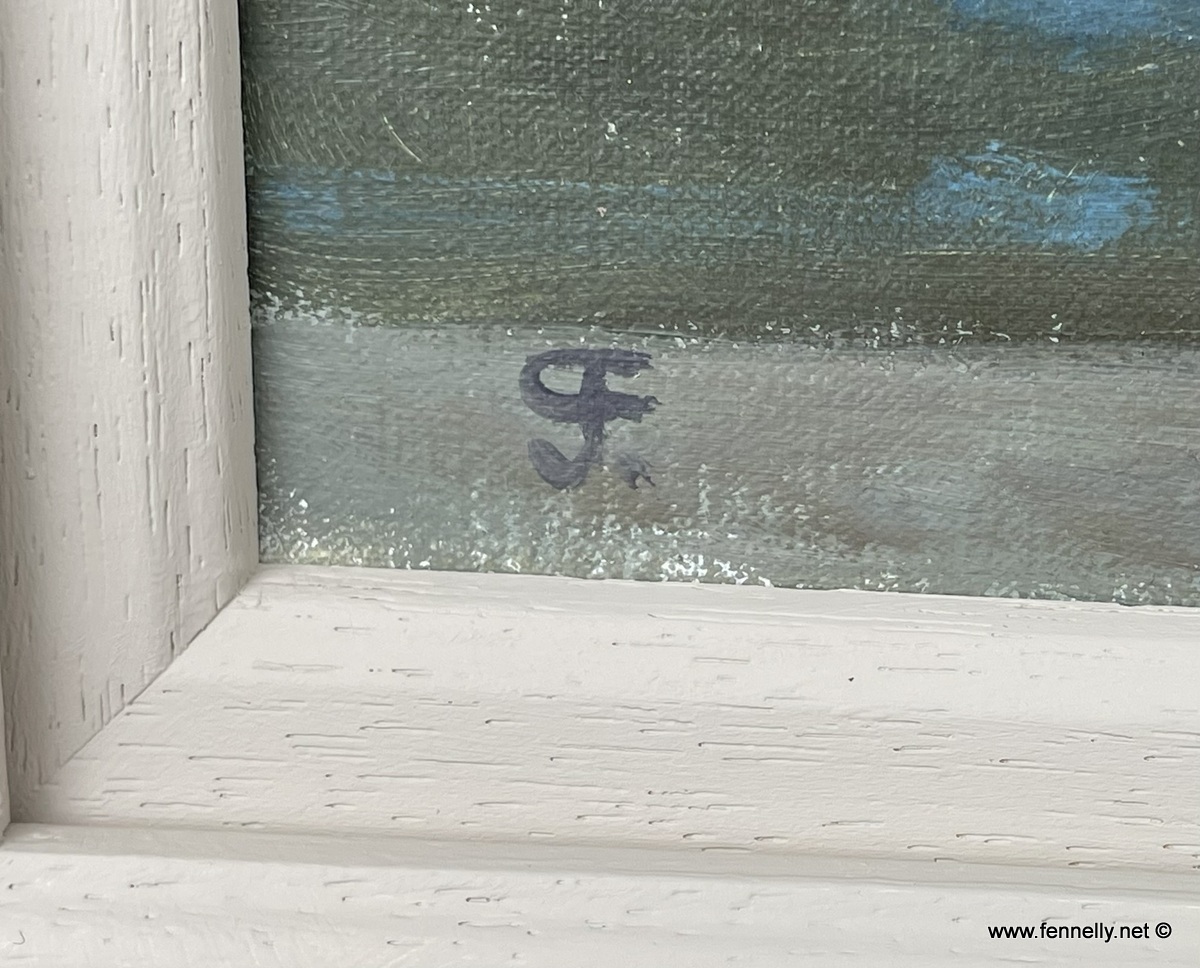 997 Sold Julian Friers RUA, 'By the Pond at Stephens Green' Oil on Canvas - Image 5