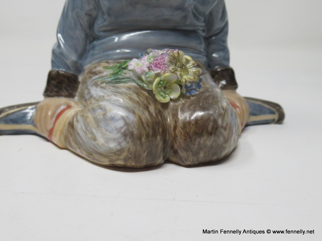 965 Royal Copenhagen Over - Glaze Figurine Inuit Boy Carl Martin Hansen - Image 7