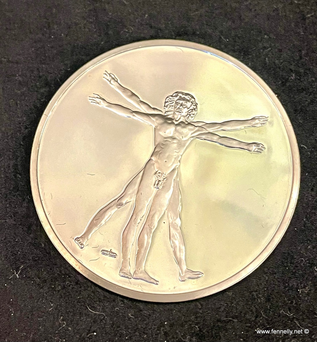 136 Sold 1975 John Pinches Genius of Leonardo da Vinci Silver Proof 50 Medal Set - Image 11