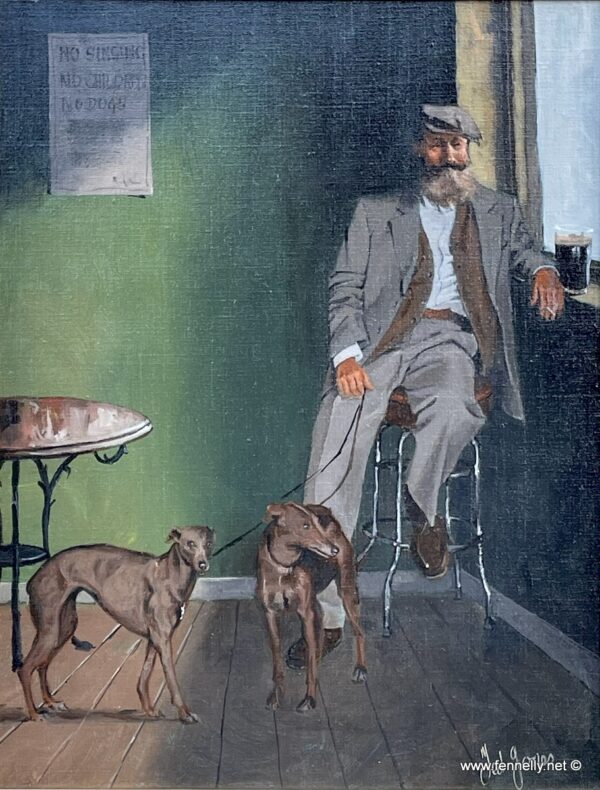 599 Sold Ted Jones - No Dogs Allowed - Circa 1992