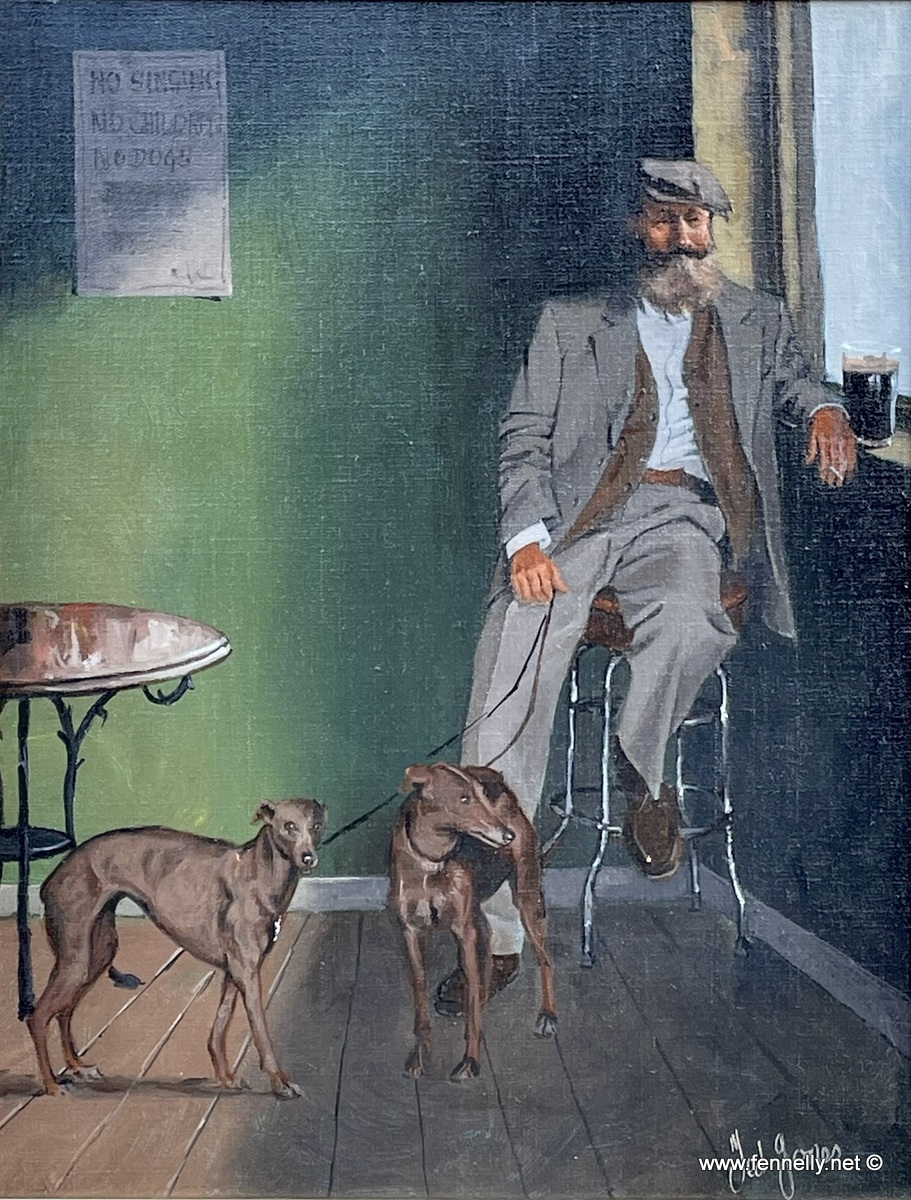 599 Sold Ted Jones - No Dogs Allowed - Circa 1992