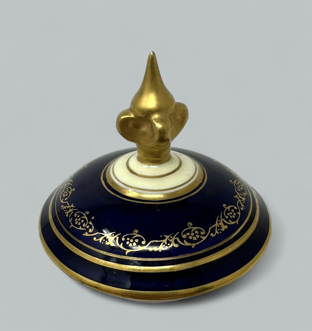 940 Antique Coalport Hand Painted Porcelain Vase Urn English Landscape Painting 1910 - Image 7