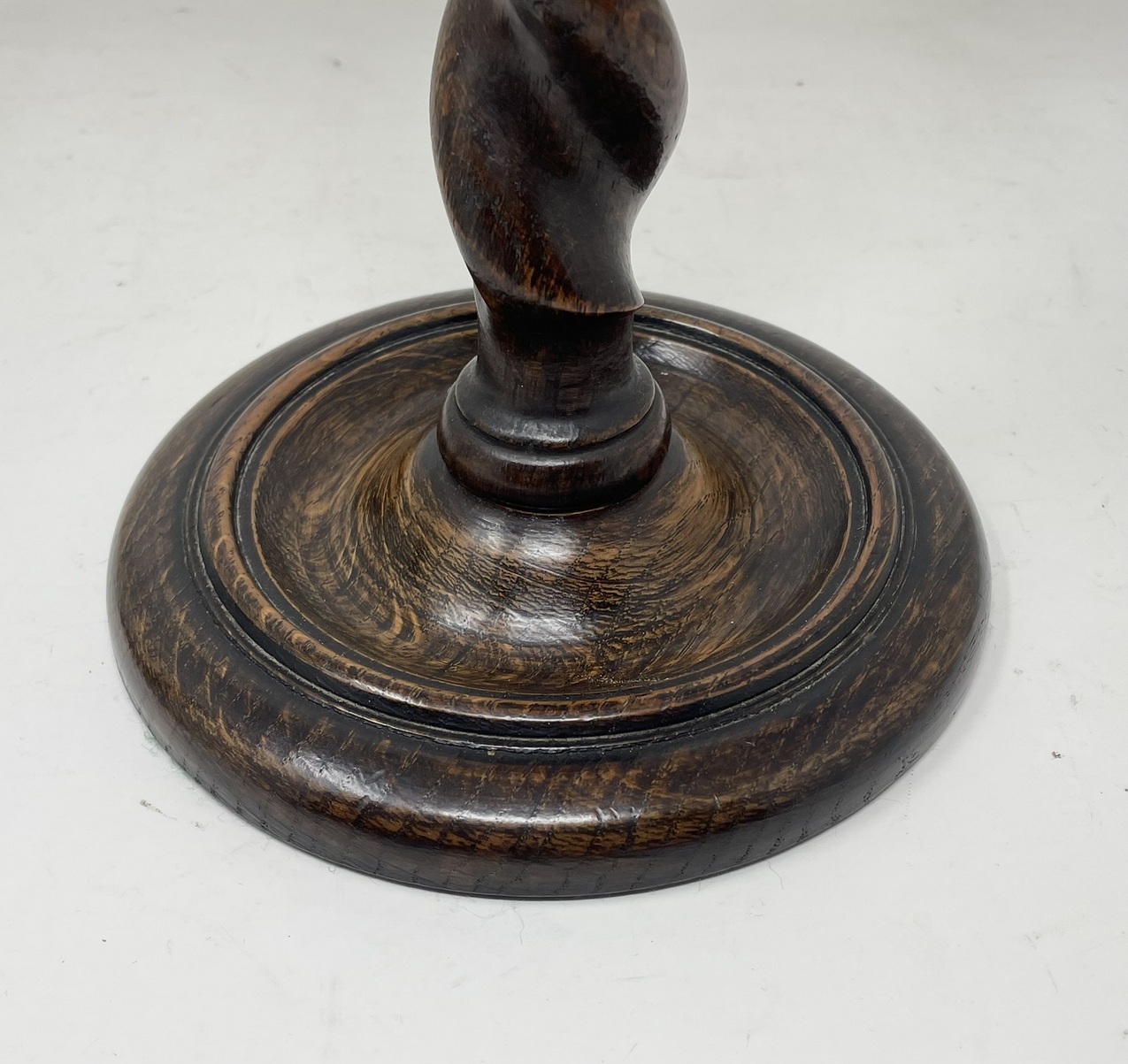 771 Sold Rare Pair of Thrre Light Oak Candelabra - Circa 1900 - Image 8