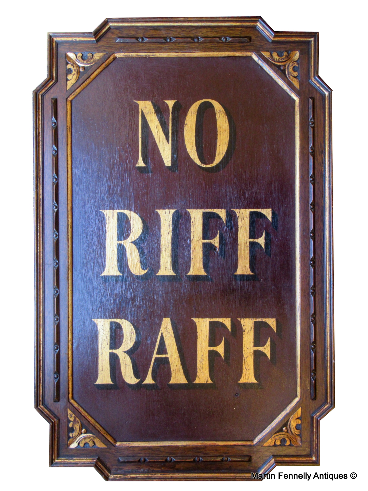 685 Sold Hand Painted Pub Sign - Mahogany - English