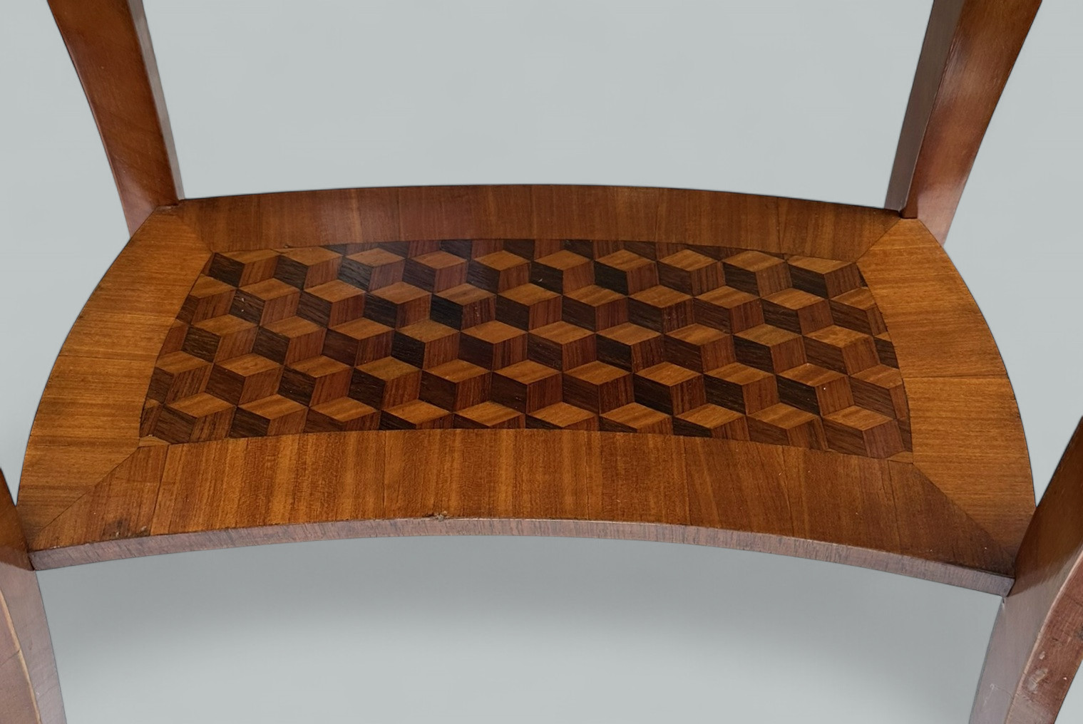 470 Sold Antique French Marquetry Marble Top Kingwood Bedside Cabinets Locker Nightstands - Image 4