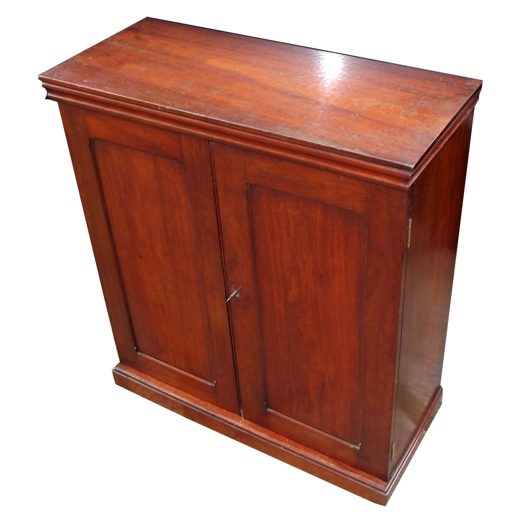 776 Mahogany Twin Door Cabinet - Index Card Box - Circa 1890
