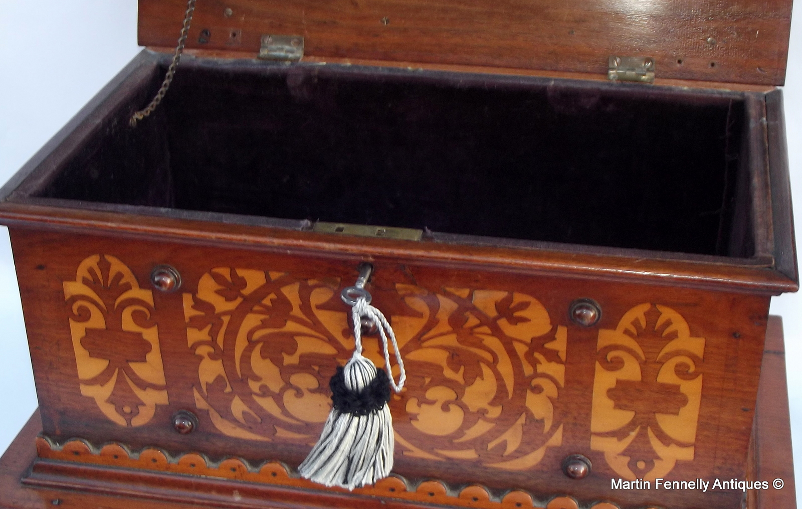 050 Sold Rare Large English Casket - Stunning Quality - Circa 1890 - Image 5