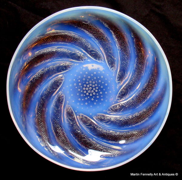 772 Sold René Lalique - Original Plate - Poissons Plate - From 1931