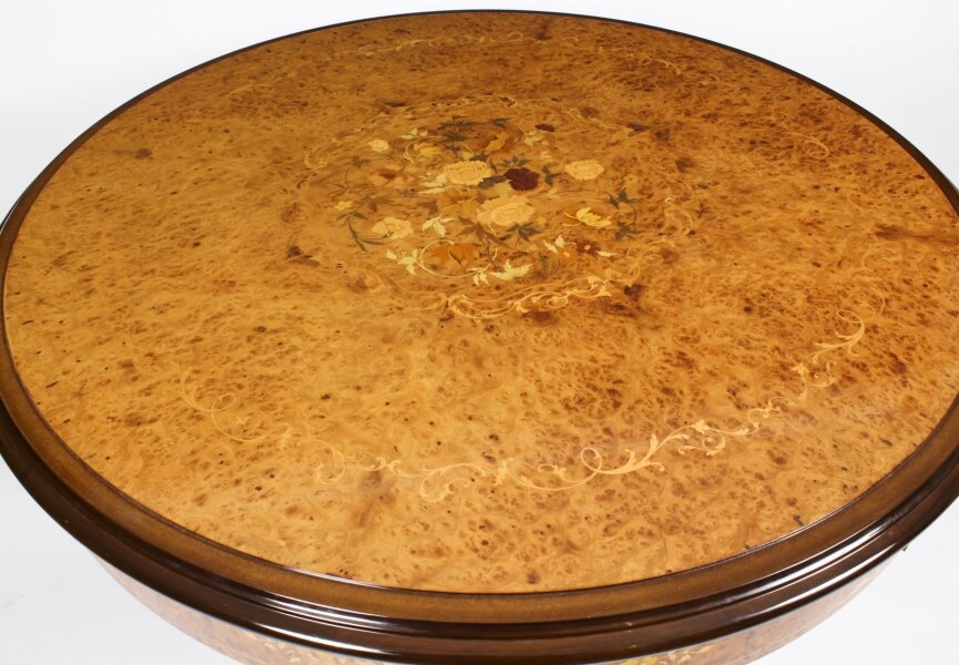 M162 Stunning Italian Mid Century Walnut Games Table - Image 10