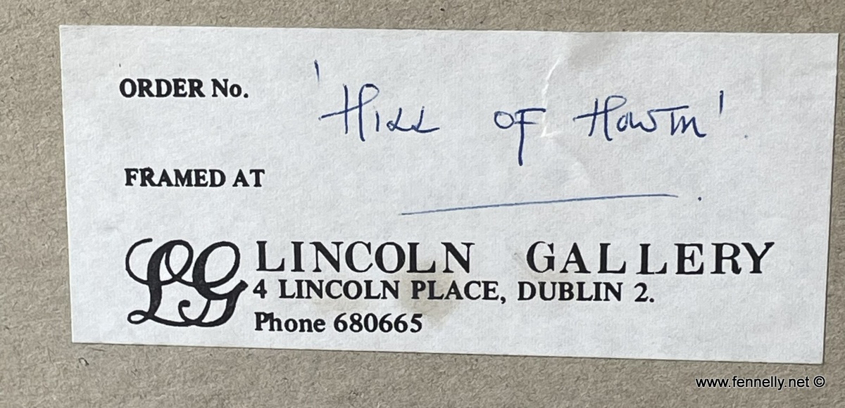 247 Sold Rose Maynard Barton 1856-1929 - Watercolour - Hill of Howth - Image 5