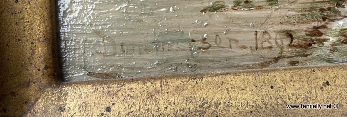 921 Pieter Cornelis Dommersen - Oil on Board - Utrecht Holland - Image 4