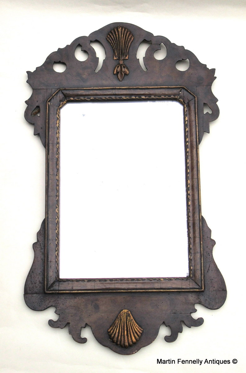516 Sold Very Rare Queen Anne Walnut Mirror - Dated 1714 - London - Image 2