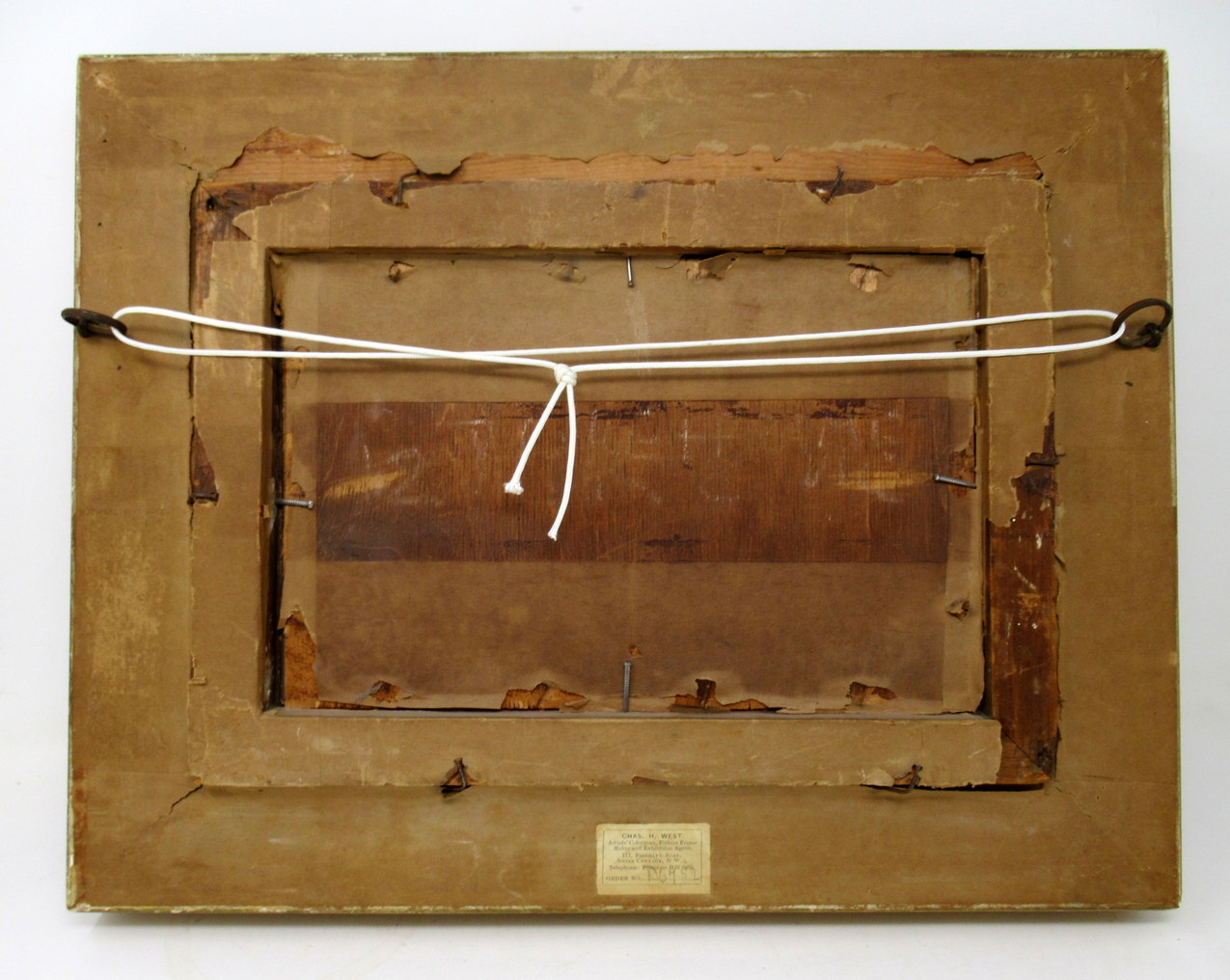 476 Sold William Hughes Still Life Fruits Oil on Board English Painting 1863 Gilt Frame - Image 7