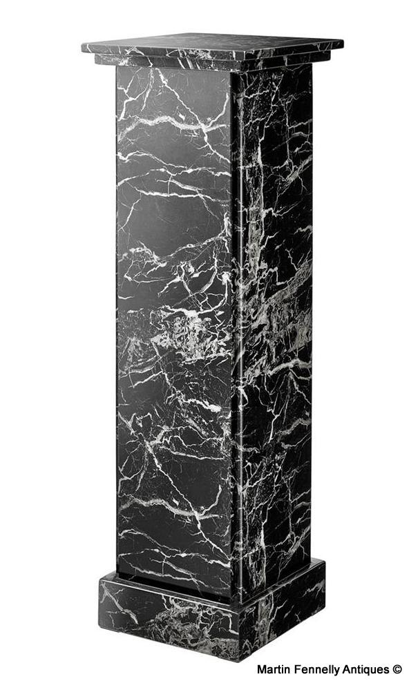 M077 Superb Pair of Faux Marble Columns - Image 2