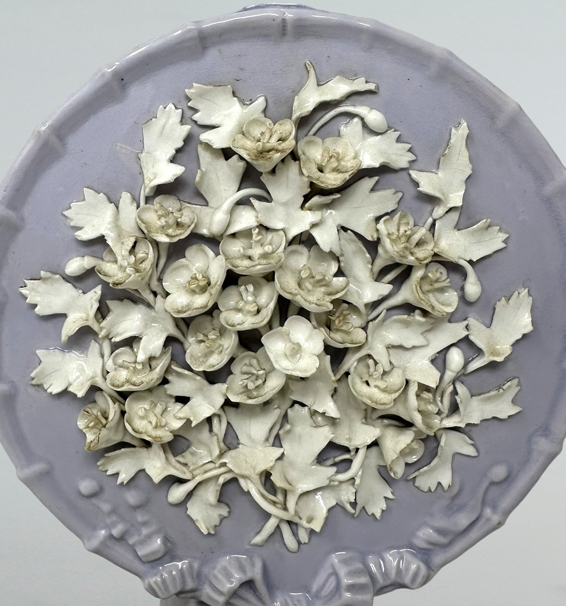 479 Sold Antique Pair French Victorian Porcelain Urns Vases Moon Flasks 19thCt - Image 4