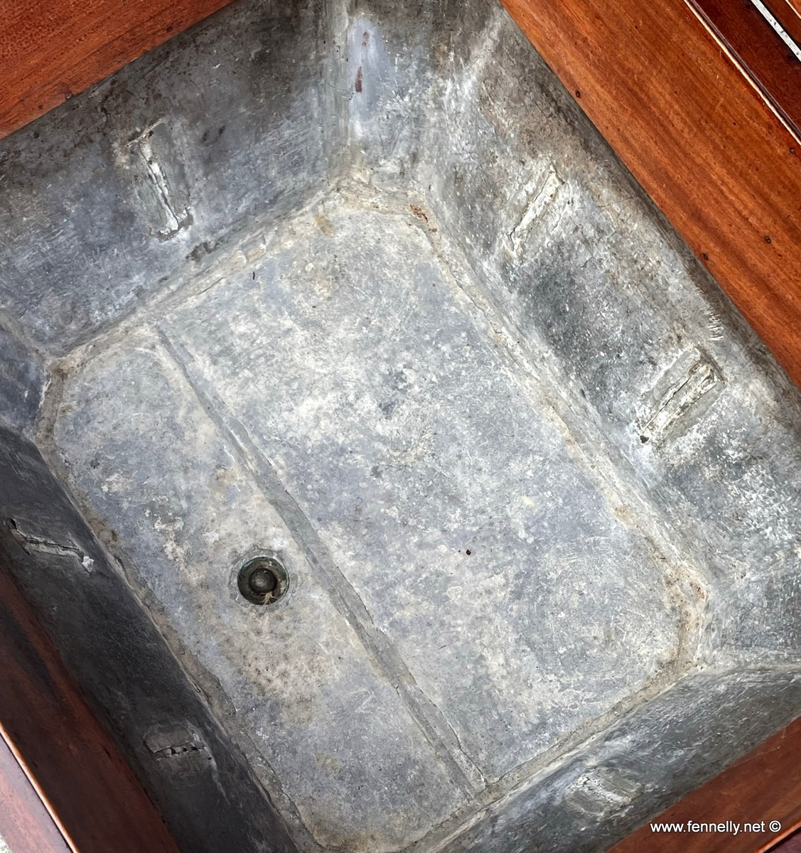 699 Superb Regency English Mahogany Cellarette Circa 1810 - Image 7