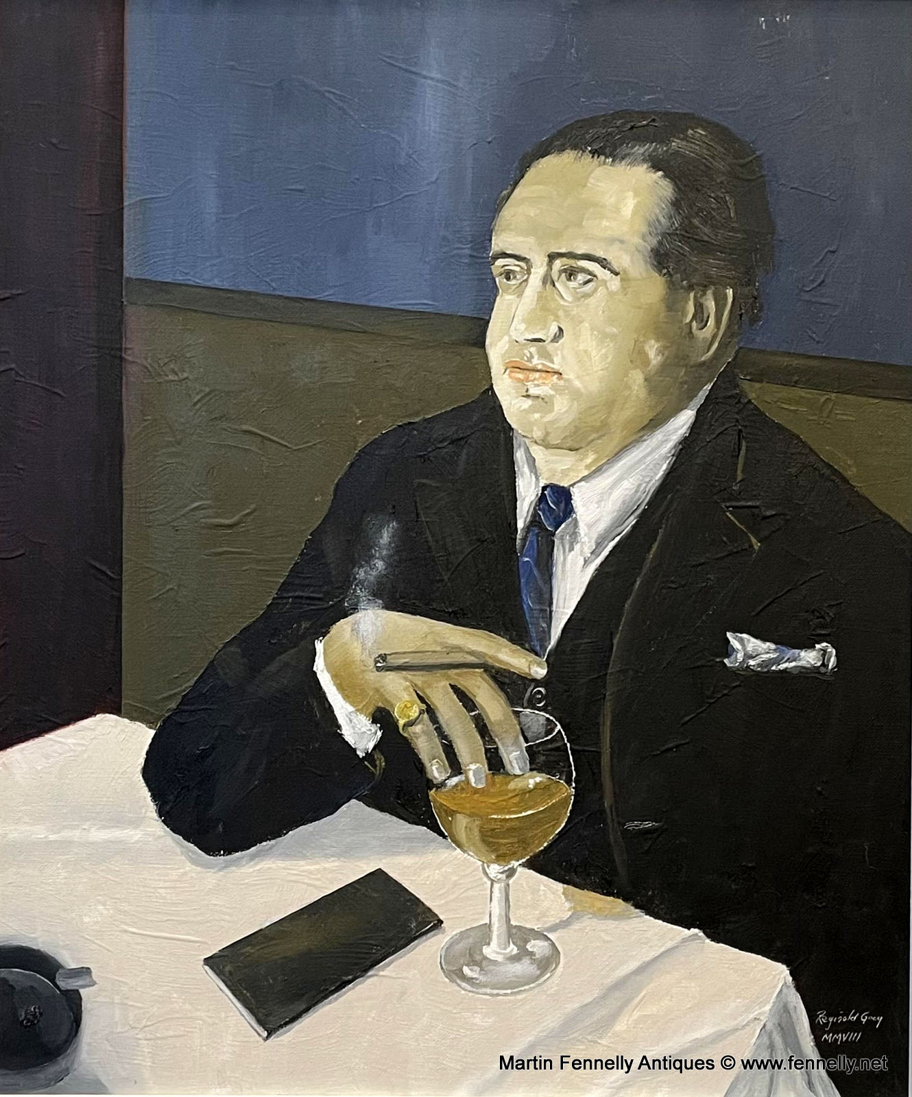 675 Sold Reginald Gray (1930-2013) - Fatcat Banker 2008 - Image 2