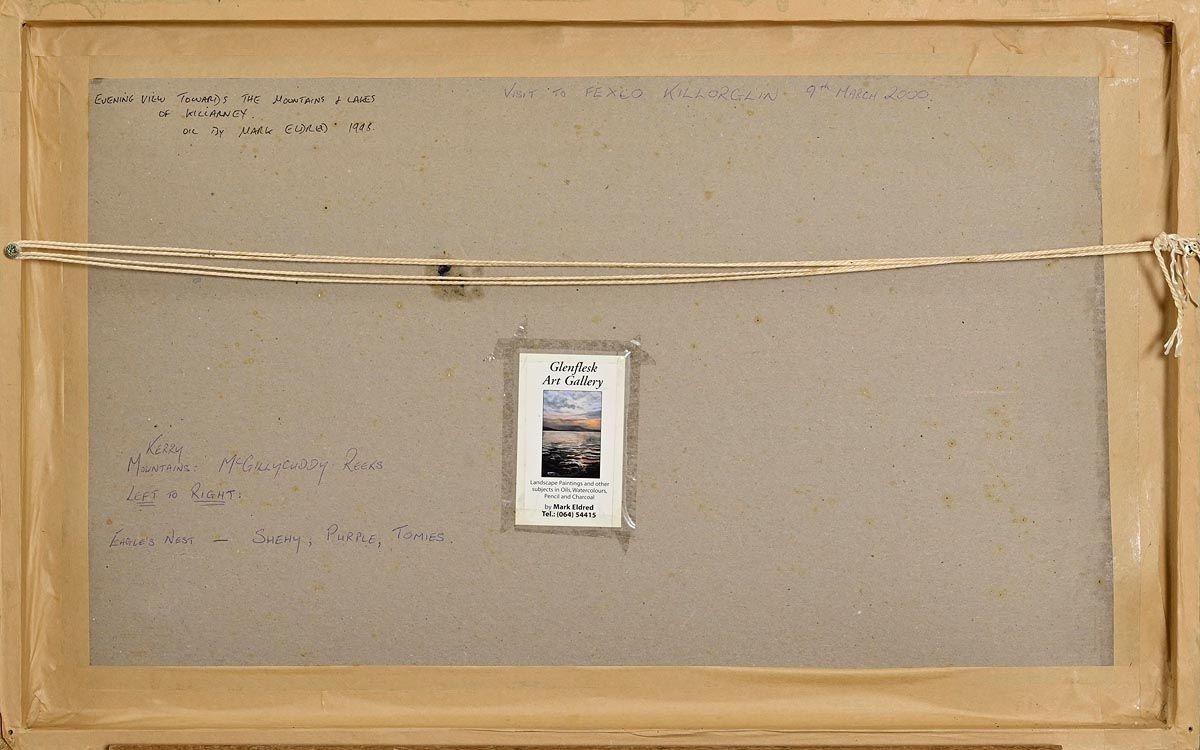 534 Mark Eldred (b1964) - Evening View Killarney - Oil on Card - Image 7