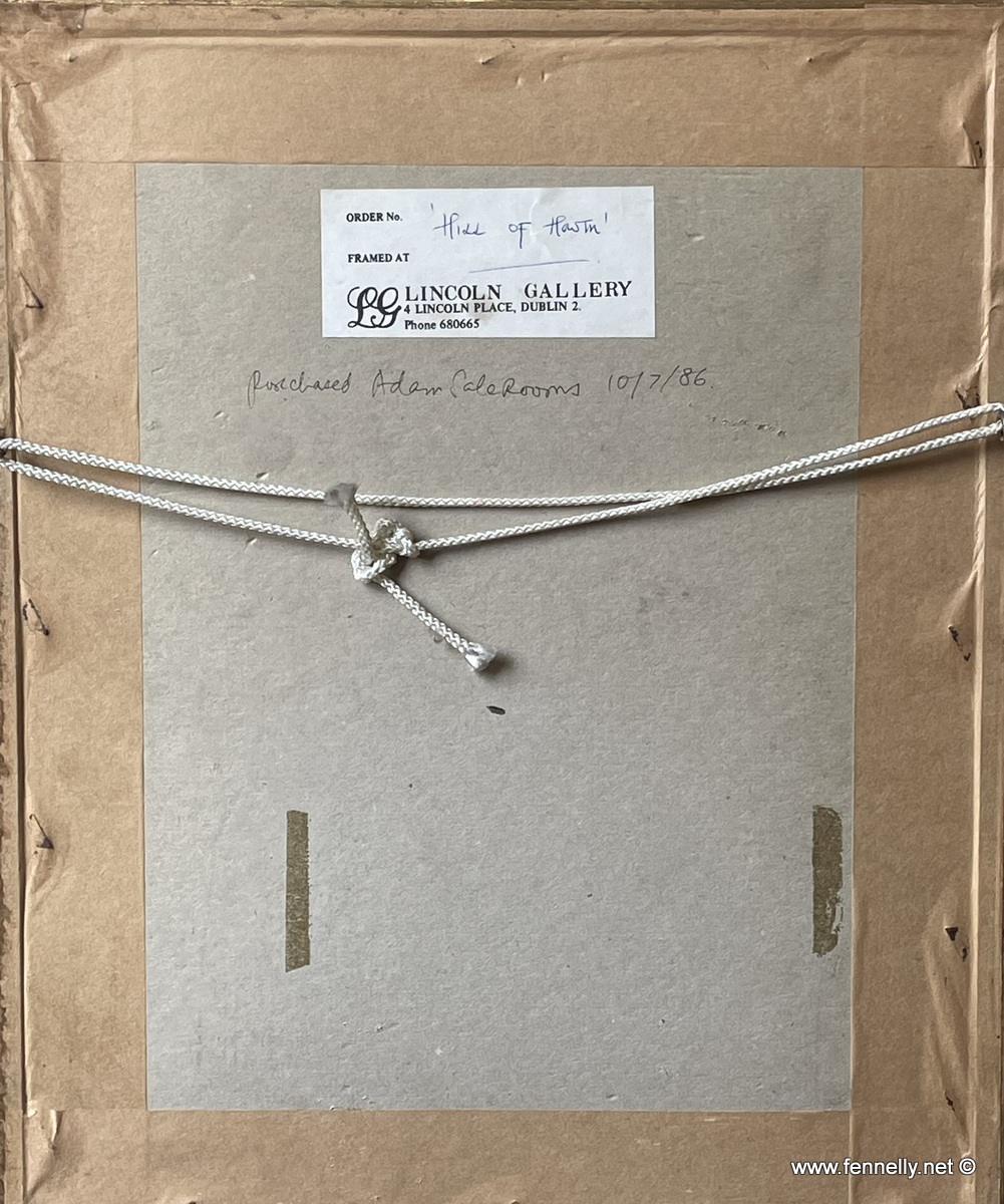 247 Sold Rose Maynard Barton 1856-1929 - Watercolour - Hill of Howth - Image 4