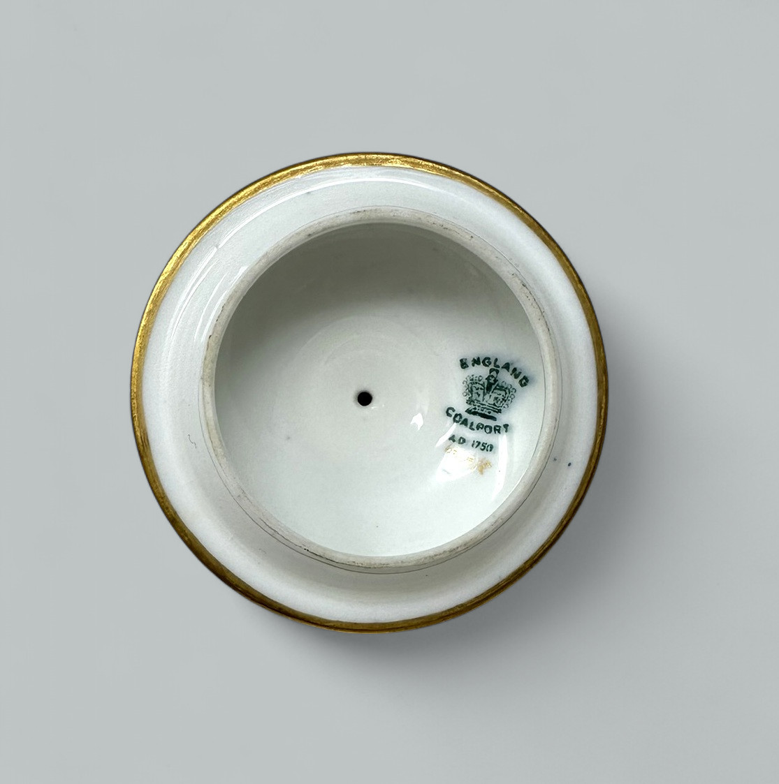 940 Antique Coalport Hand Painted Porcelain Vase Urn English Landscape Painting 1910 - Image 8