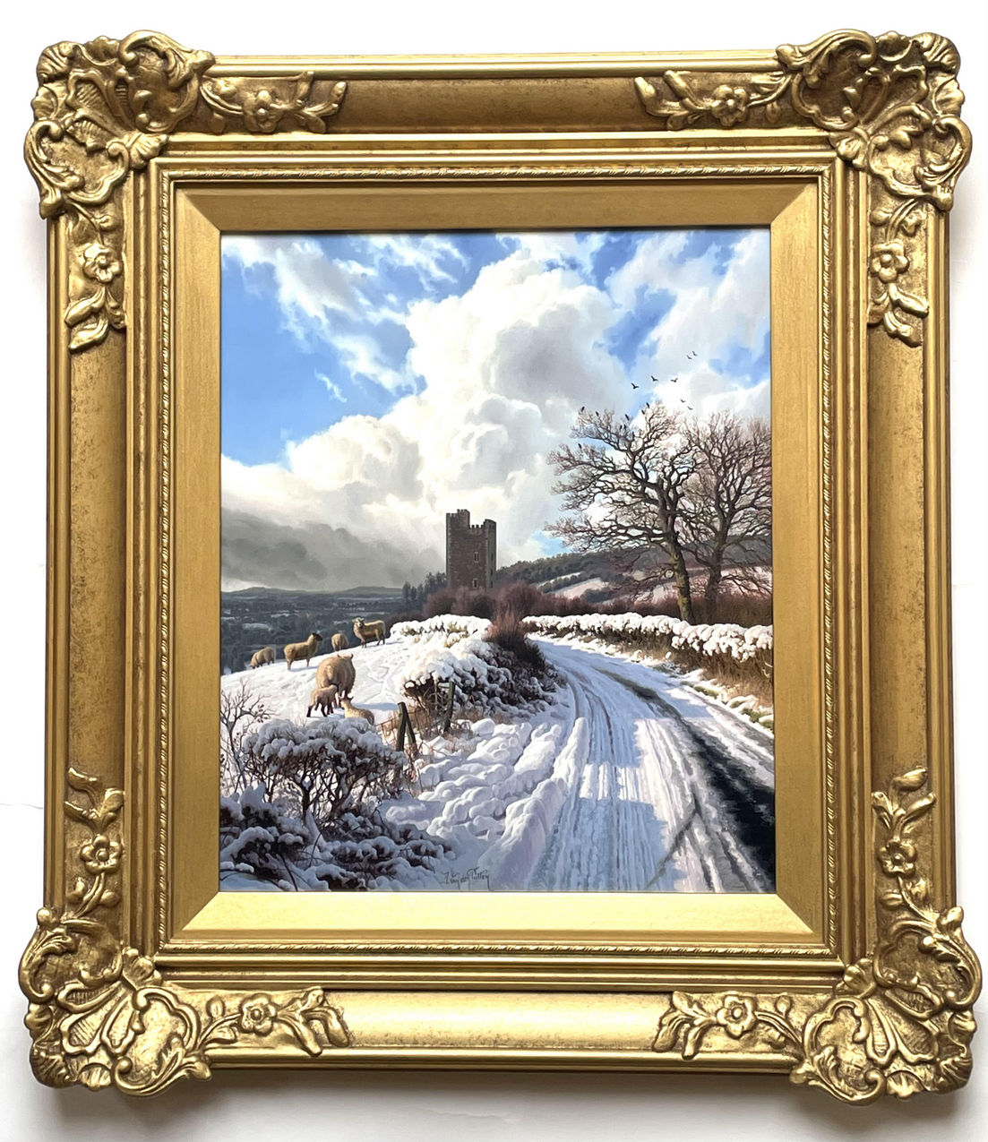 911 Sold Daniel Van der Putten - Glenquin Castle, Limerick - Oil Painting on Panel - Image 2