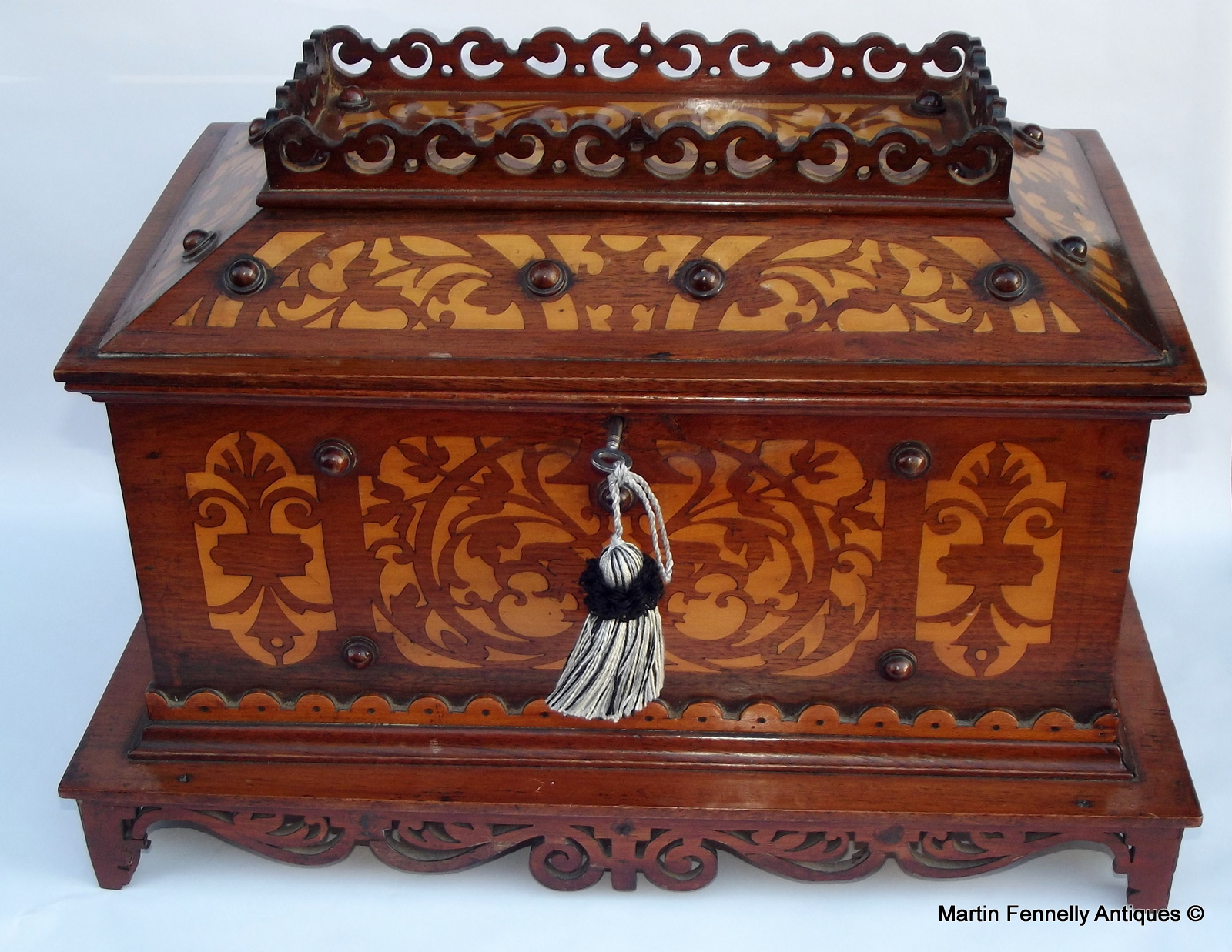 050 Sold Rare Large English Casket - Stunning Quality - Circa 1890 - Image 4