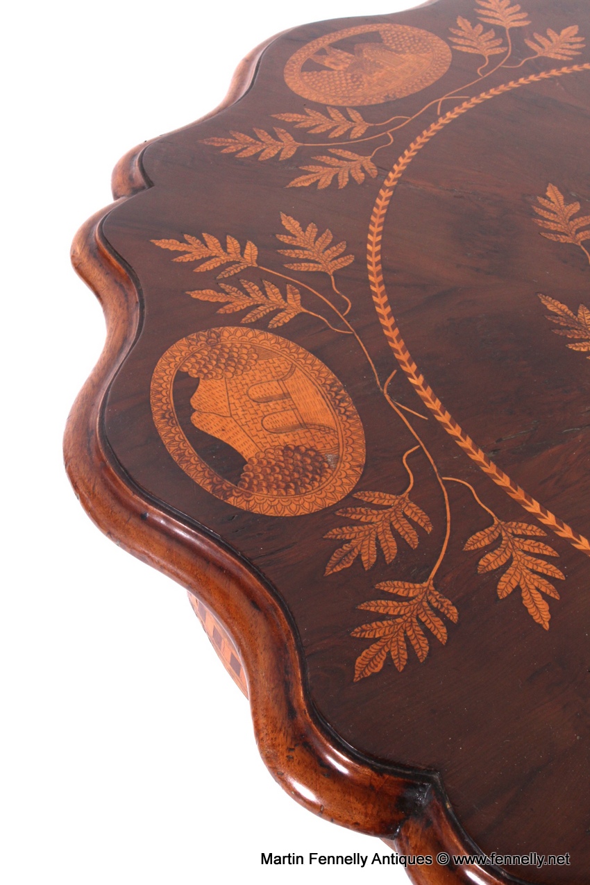 925 Sold Museum Quality Irish Killarney Antique Table Circa 1870 - Image 6