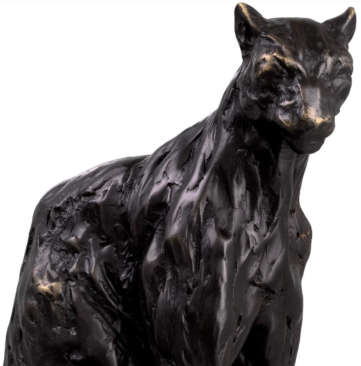 381 'Panthère assise' Seated Cat - Bronze - After Rembrandt Bugatti - Image 3