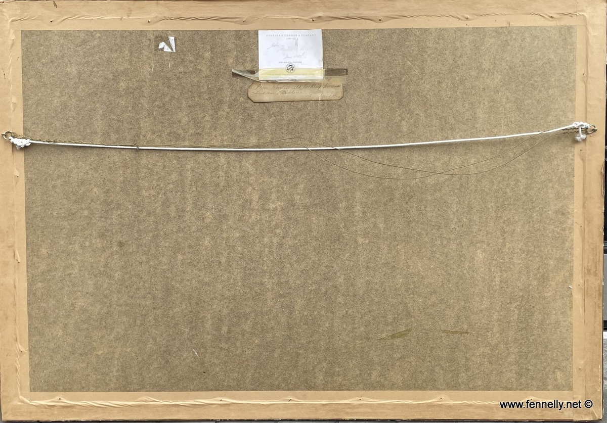 563 Sold John Faulkner 1835-1894 - Lucan View - Framed Watercolour - Image 7