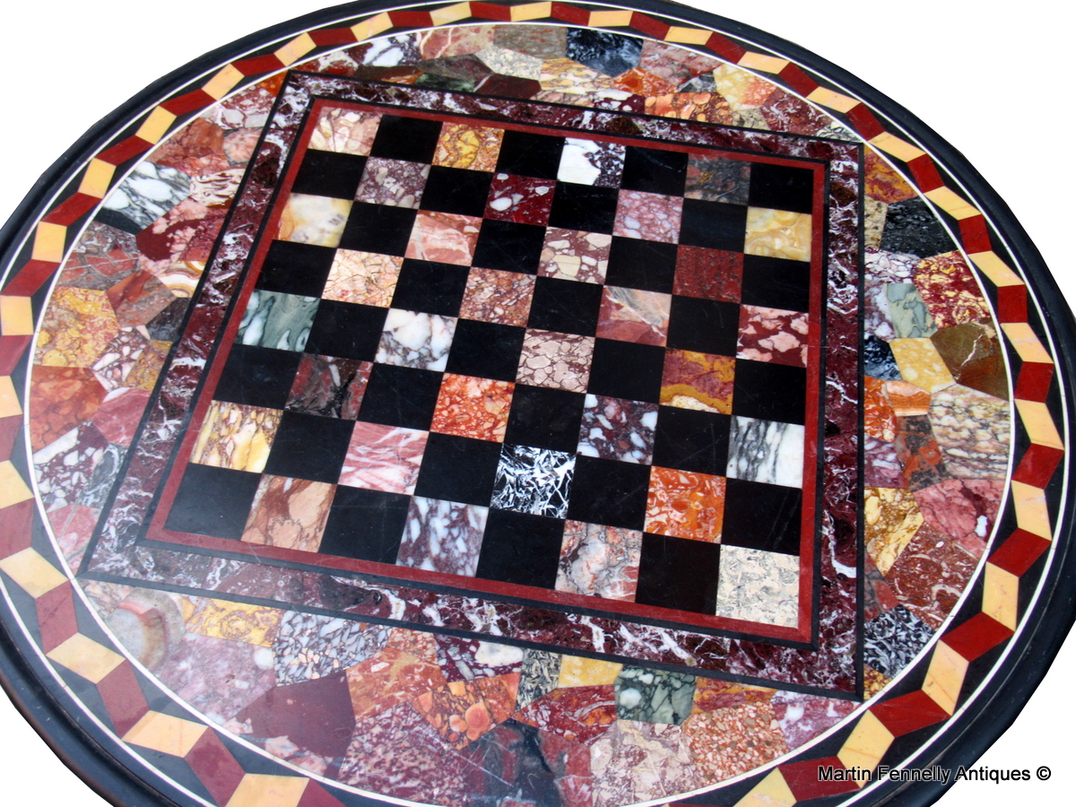 749 Sold Superb Italian Grand Tour Specimen Marble Top Centre Table - Museum Quality - Image 2