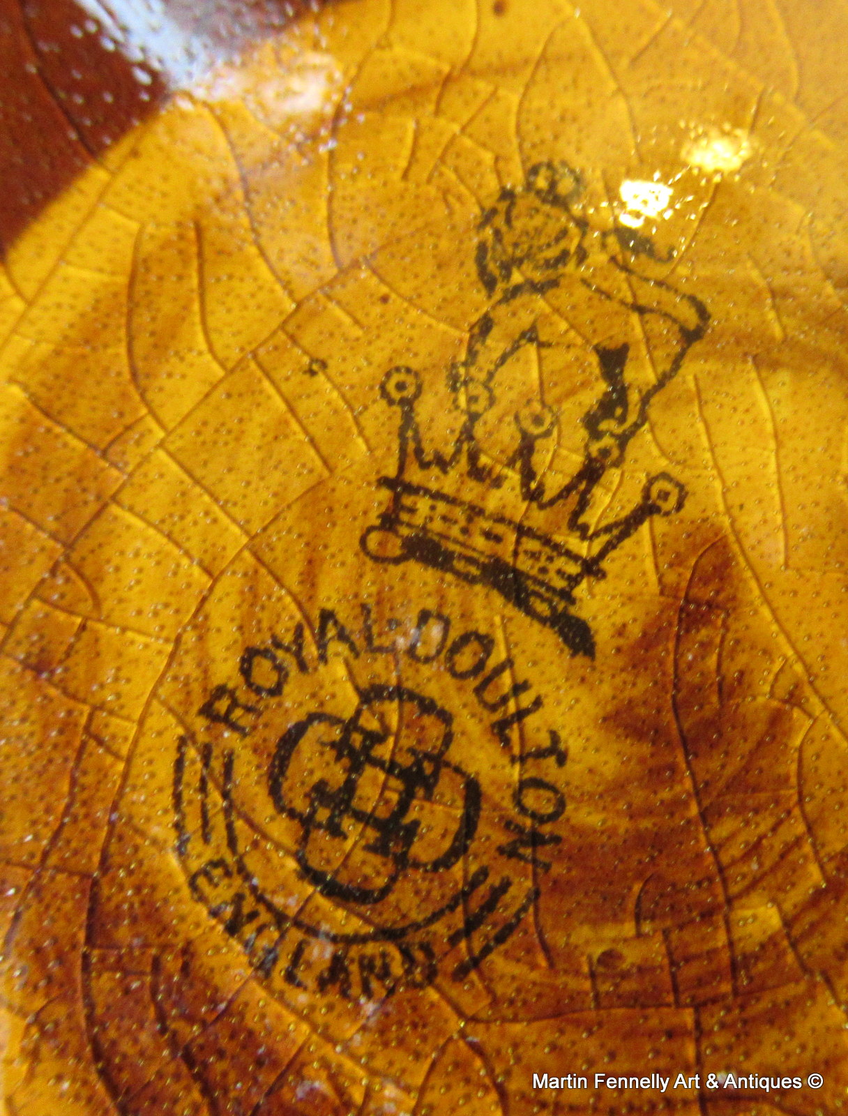 962 Sold Rare Royal Doulton Lidded Tobacco Jar - Silver Collar - 1911 - Image 5