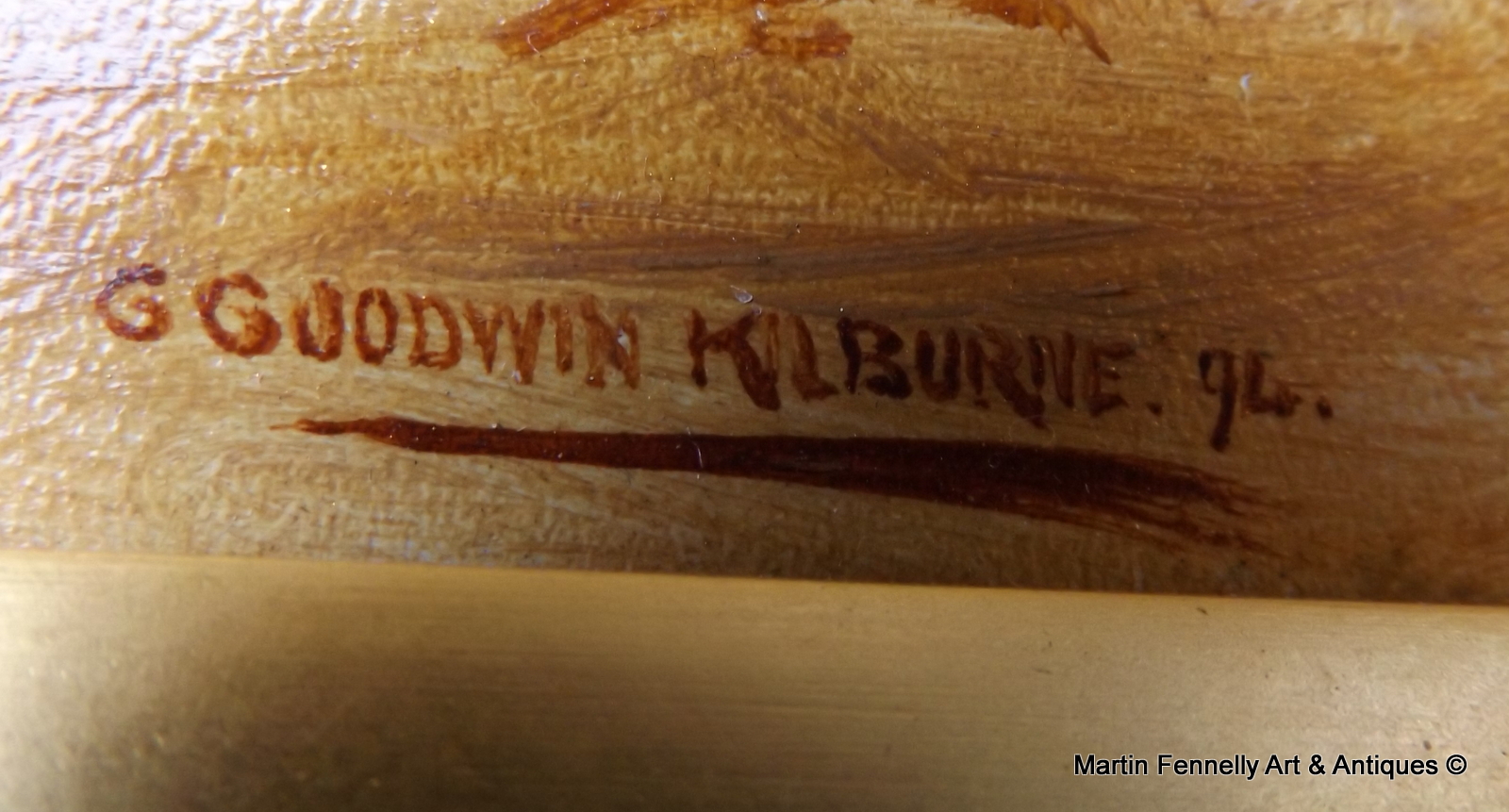 002 Sold George Goodwin Kilburne (1839-1924) - The Long Ride - Oil on Board - Image 5