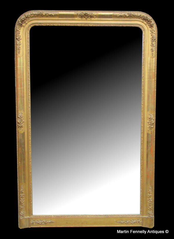 223 Beautiful Antique French Mirror Circa 1890 - Excellent Quality