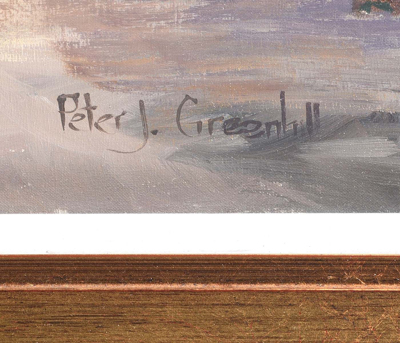 194 Oil on Canvas - Peter J Greenhill - English Landscape - Image 2