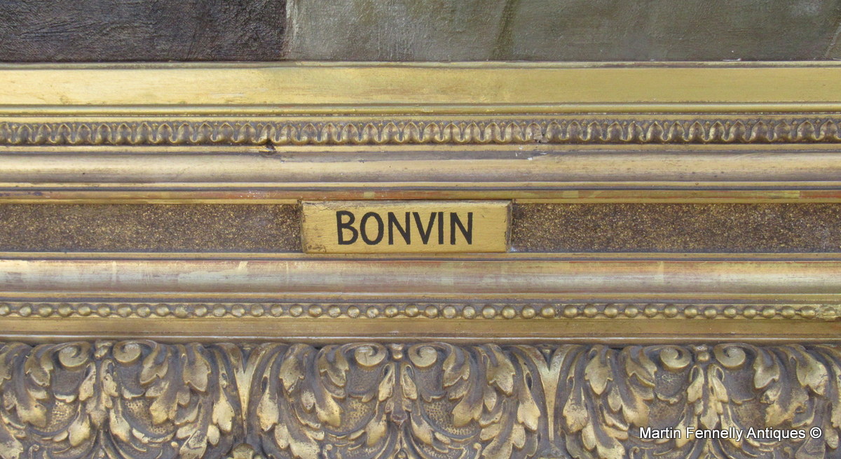 571 Sold Francois Bonvin (French, 1817-1887) - Framed Still Life of Fruit - Image 6