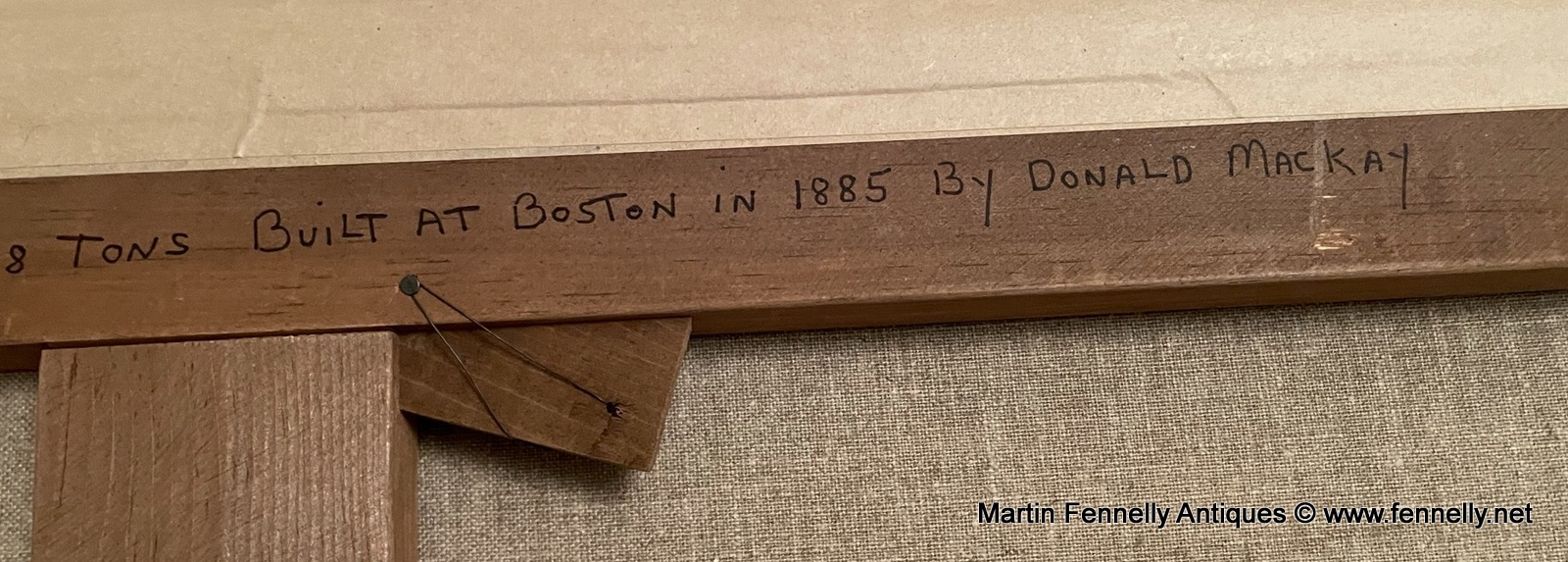 496 The Great American Clipper - Henry Scott 1911-2005 Oil on Canvas - Image 5