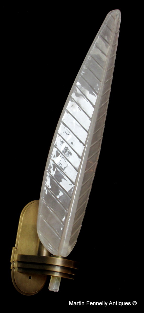 M106 Sold Pair of Contemporary Design Wall Lights in Venetian Style - Art Deco - Image 3