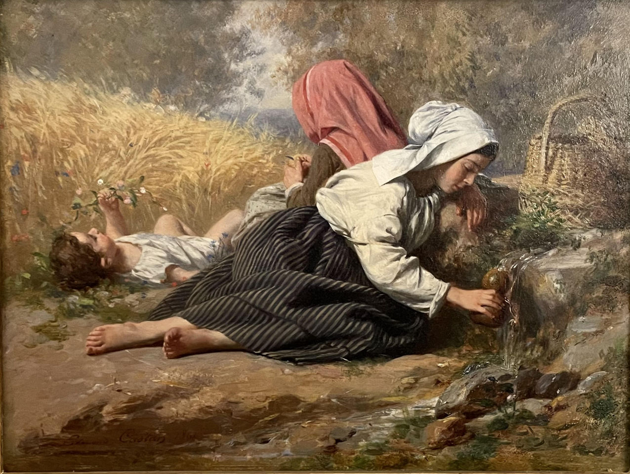 413 Sold Pierre Jean Edmond Castan (French, 1817-1892) Oil on Board - Image 2