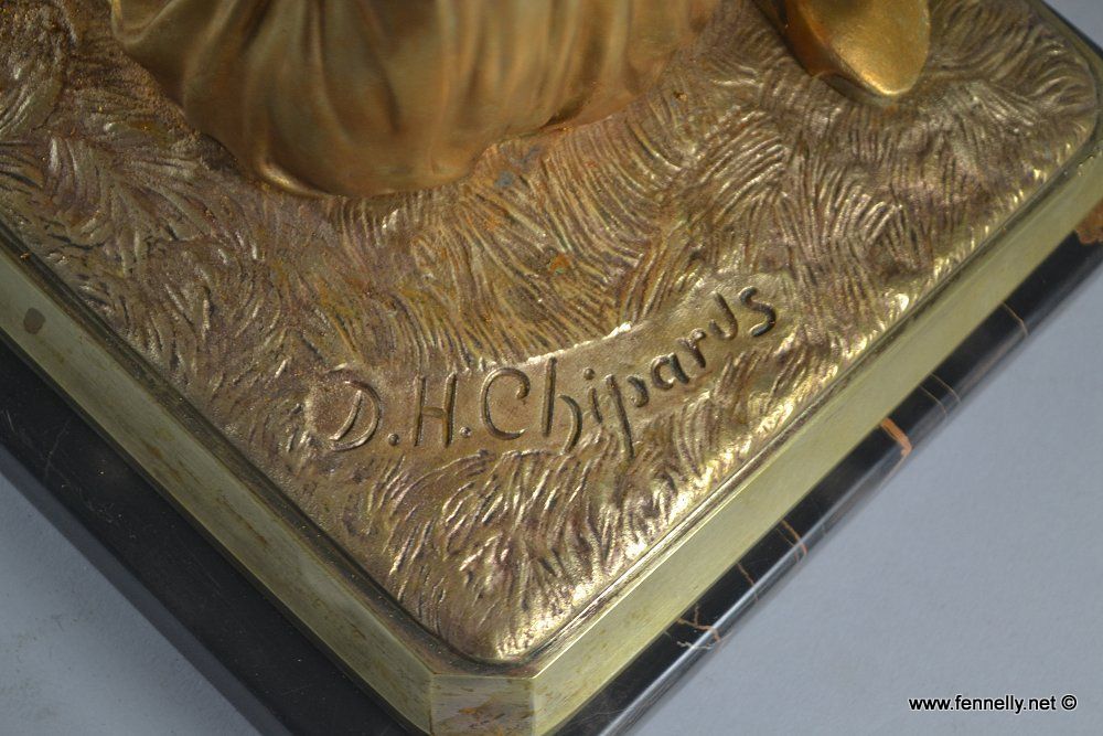 756 Sold Demétre Chiparus (1886 – 1947) - Art Deco - Accident de Chasse - Image 7