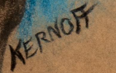 146 Harry Kernoff RHA (1900-1974) - Pastel - Portrait of a Girl - Image 3