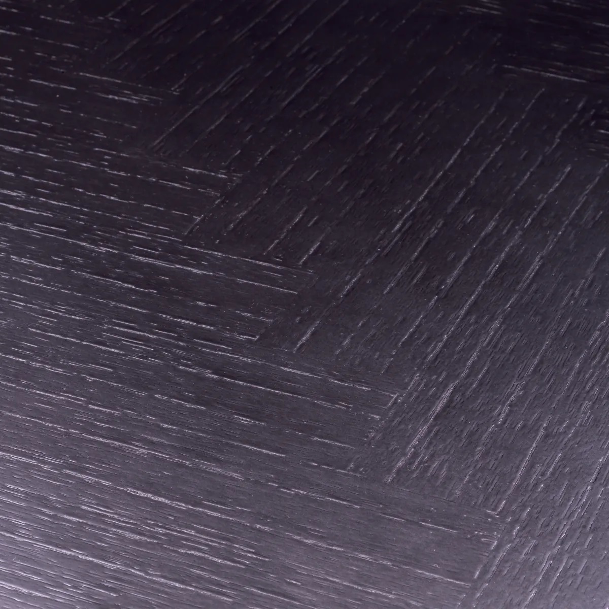 M184 Sold Dining Table Levante - Charcoal Oak Veneer and Brass - Image 4