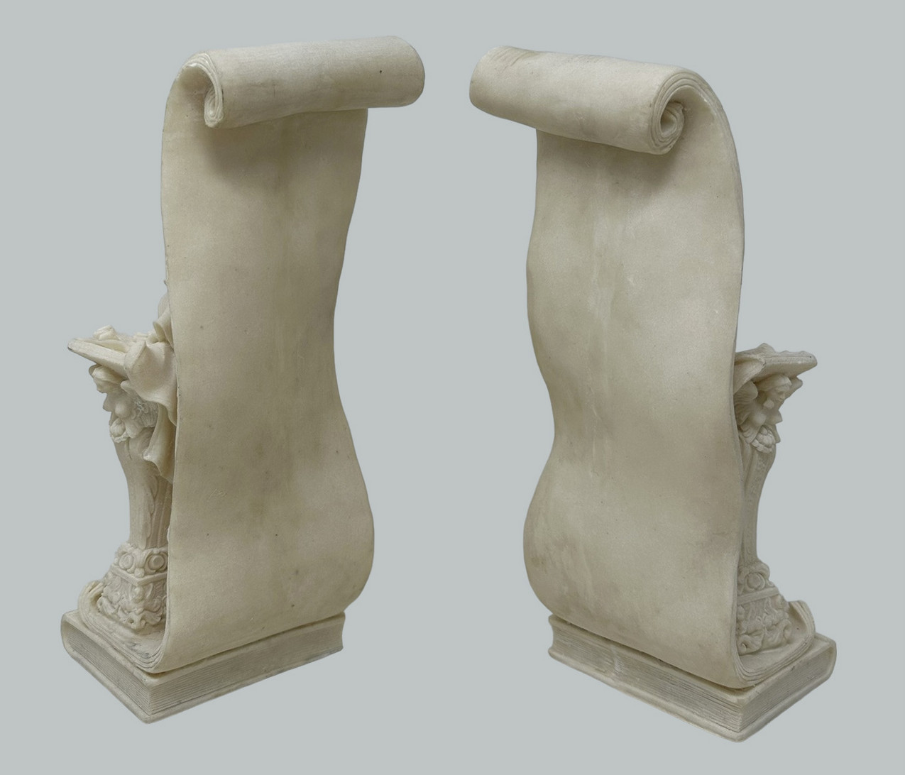 299 Pair Vintage Musical Figural Sculptors Male Book Ends Wolfgang Amadeus Mozart - Image 7